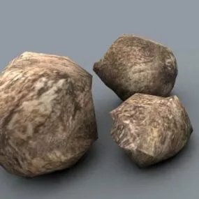 Lowpoly Stone 3d model