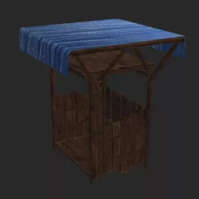 Vintage Watch Tower 3d model