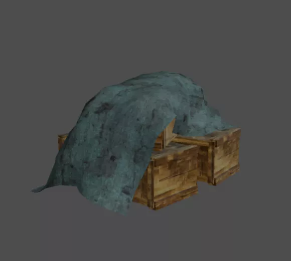 Product Box With Label 3d model