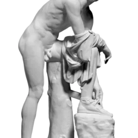 Ancient Statue Man Greek Style 3d model