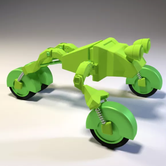 Frogy Vehicle Toy 3d model Frogy Vehicle Toy 3d model