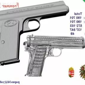 Form Pistol Gun 3d model