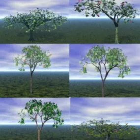 Fruit Tree Collection 3d model