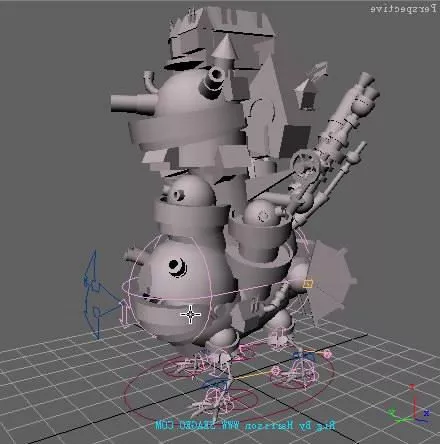 Medieval Big Stone Castle 3d model