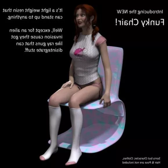 Purple Velvet Chair With Cushion 3d model