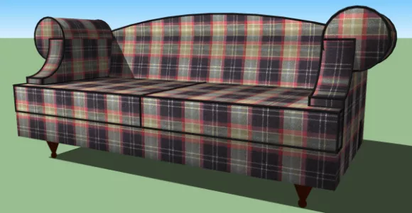 Sofa Textile 3d model