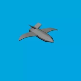 Futuristic Fighter Bomber Aircraft 3d model
