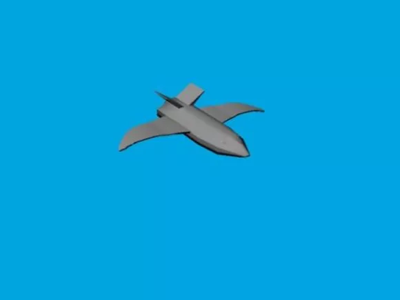 Concept Space Aircraft 3d model