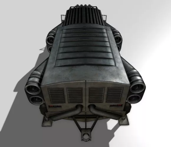 Futuristic Freighter Futuristic Spaceship 3d model Futuristic Freighter Futuristic Spaceship 3d model