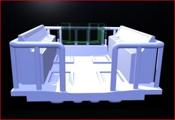 Cargo Equipment Box Stack 3d model