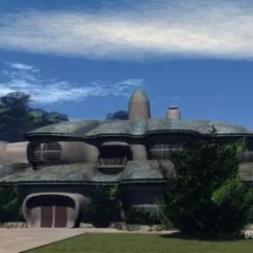 Sculpt Rural House 3d model