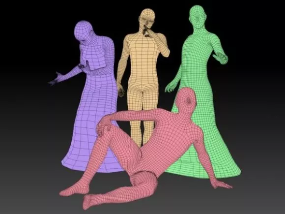 Scarecrow Mannequin Character 3d model