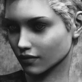 Beauty Girl Character Portrait 3d model