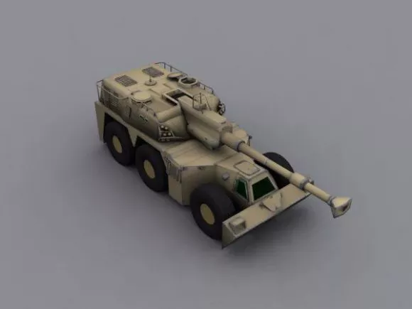 Rustic Tank Soviet Weapon 3d model
