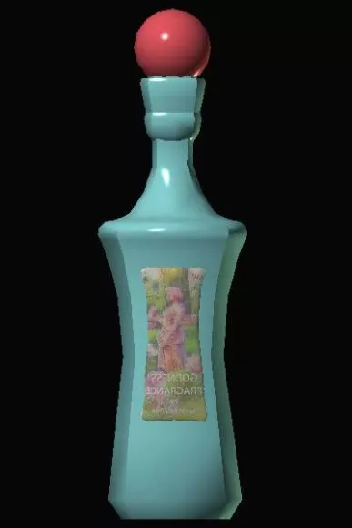 Cocacola Soda Bottle 3d model