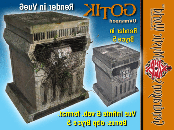 Gotik Ancient Building 3d model Gotik Ancient Building 3d model