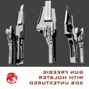 Gun Holster 3d model