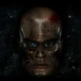 Gaming Face Robot Character 3d model