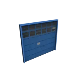 Rustic Garage Door 3d model
