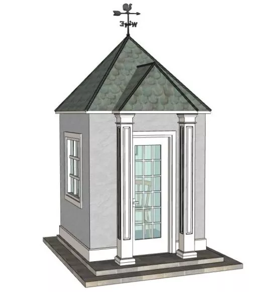 Pagoda Gaming Building 3d model