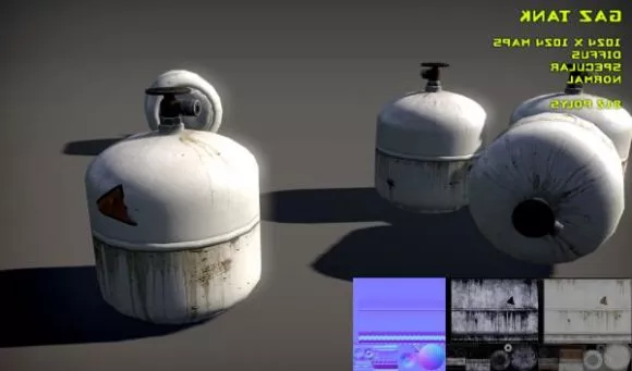 Tank Weapon Concept With Machine Gun 3d model