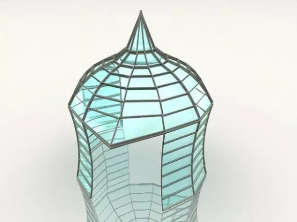 Pavilion Toy With Duck 3d model