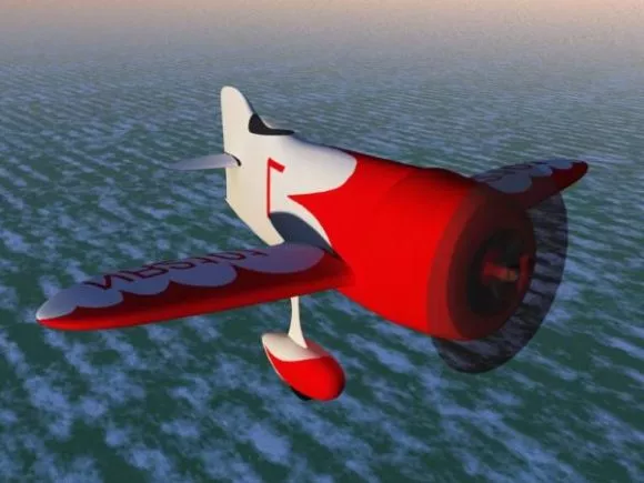 Aero Fighter Aircraft 3d model
