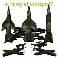 Futuristic Aircraft Two Wings With Weapon 3d model