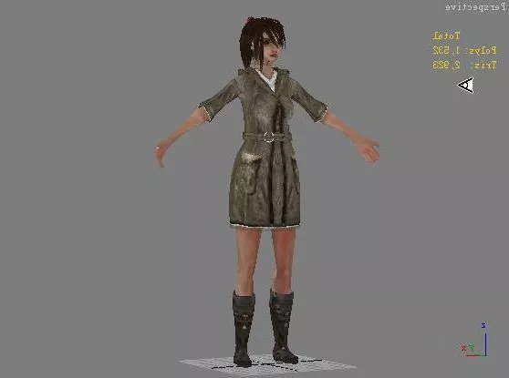 Medieval Man Head Character 3d model