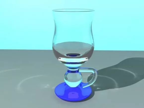 Glass Cup Transparent 3d model Glass Cup Transparent 3d model