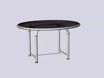 Commode Side Shelf Furniture 3d model
