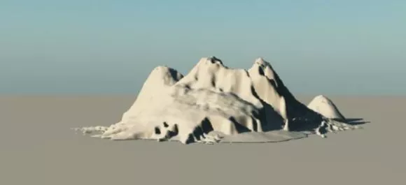 Snow Mountain Terrain Landscape 3d model Snow Mountain Terrain Landscape 3d model