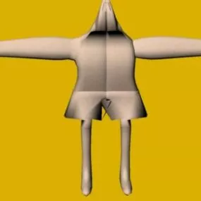 Cartoon Character Globby 3d model