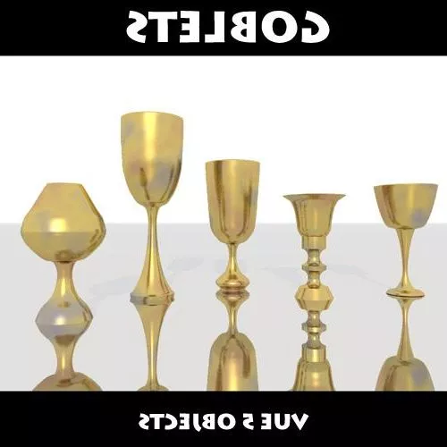 Goblets Glass Set 3d model Goblets Glass Set 3d model