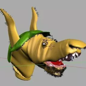 Monster Goblin Head 3d model