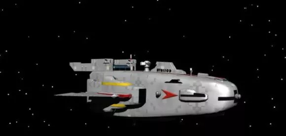 Prometheus Futuristic Spacecraft 3d model