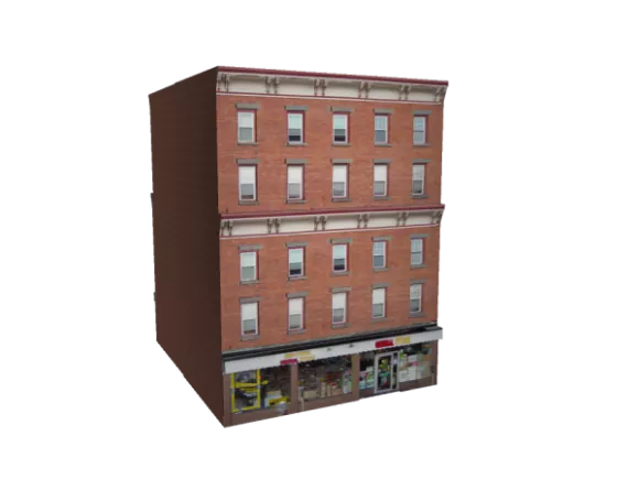 Rock Temple Ancient Building 3d model