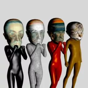 Alien Various Character 3d model