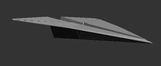 Scifi Bomber Aircraft 3d model