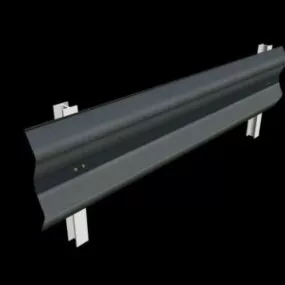 Road Guardrail 3d model