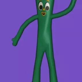 Inflatable Cartoon Character 3d model