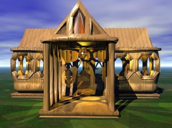 Apartment Building Concept 3d model