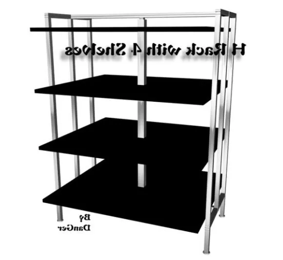 Curved Arm Rack 3d model