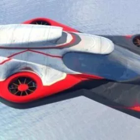 Flying Car Futuristic Spacecraft 3d model