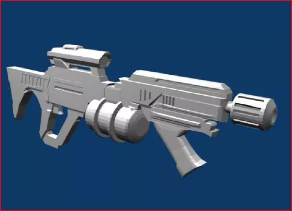 Velocity Rifle Gun 3d model Velocity Rifle Gun 3d model