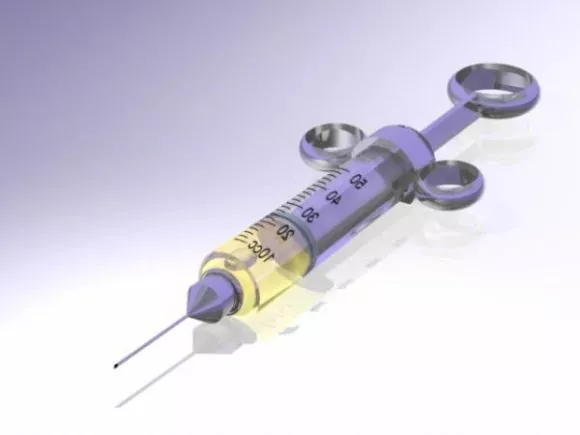 Health Syringe Hospital Equipment 3d model