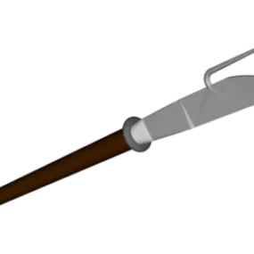Halberd Sword Weapon 3d model