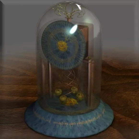Pendulum Clock Furniture 3d model Pendulum Clock Furniture 3d model