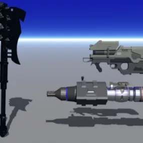 Halo Weapon Pack 3d model