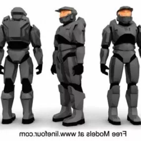 Halo Masterchief Gaming Character 3d model